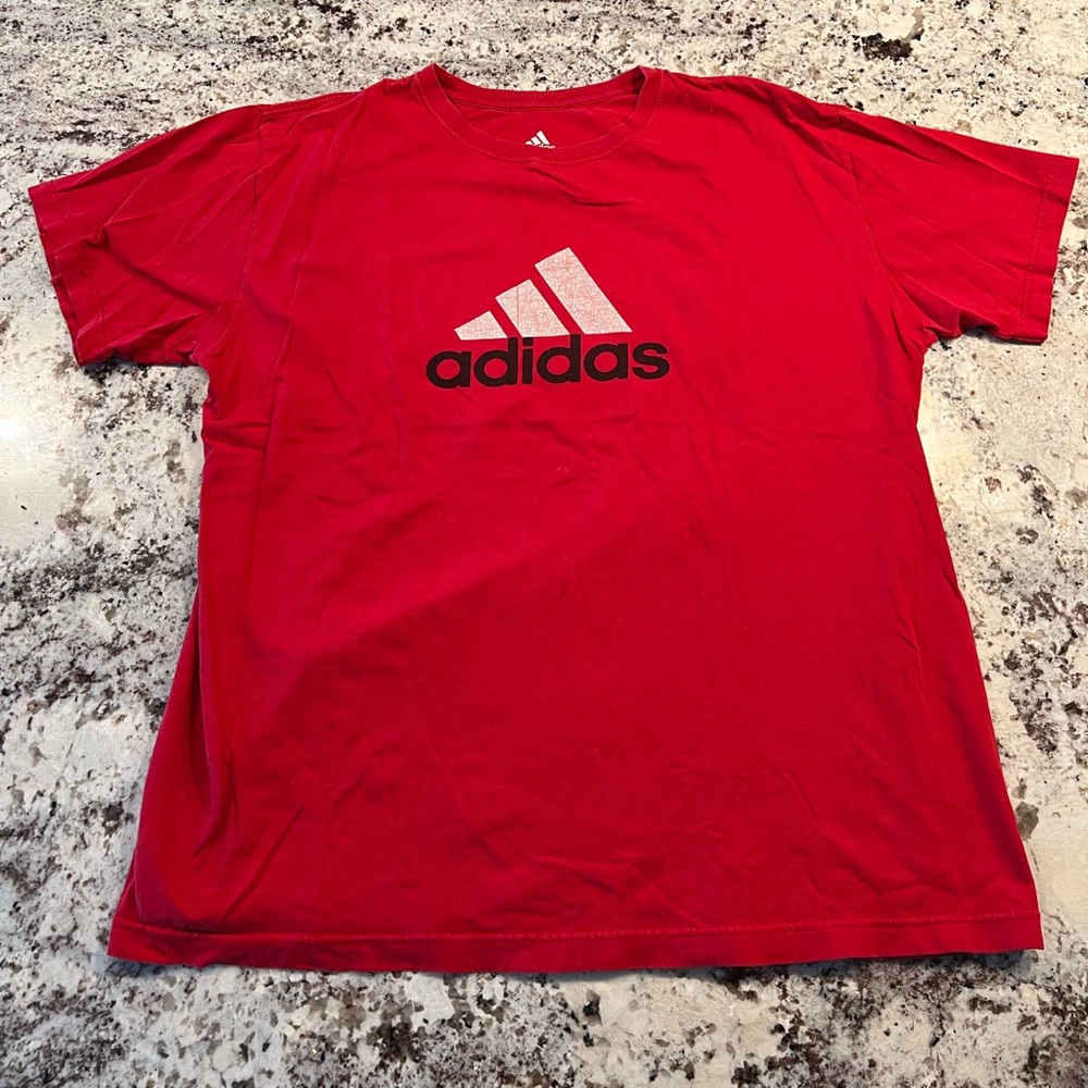 Adidas XL Red T Shirt